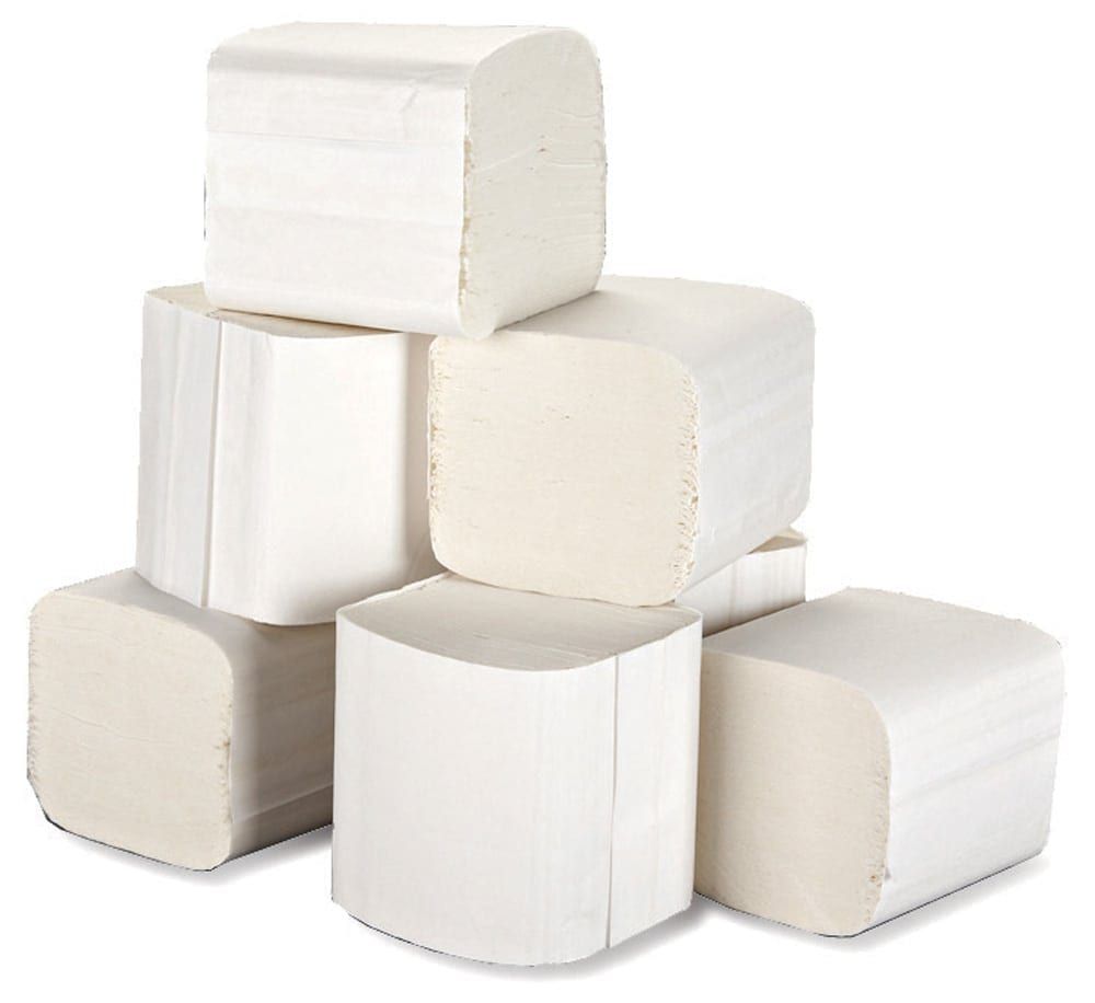 BULK PACK TISSUE 2 PLY WHITE